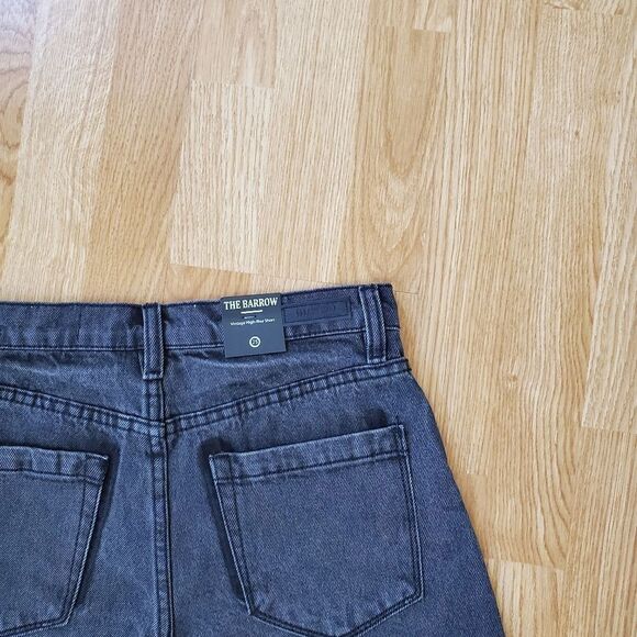 NEW! Blank NYC | 'The Barrow' High-Waist Distressed Shorts - [size 25, Black] - Picture 8 of 13